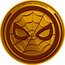 Niue 250 Dollars Spider-Man Mask 2023  Bullion 1 OZ 9999 FINE GOLD ©MARVEL coin reverse
