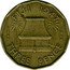 Fiji Three Pence George VI. Native Dwelling 1947 KM# 15 FIJI 1947 THREE PENCE coin reverse