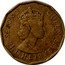 Fiji Three Pence Elizabeth II. Native Dwelling 1960 KM# 22 QUEEN ELIZABETH THE SECOND coin obverse