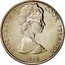 Cook Islands 5 Cents 250th Anniversary of James Cook 1978 FM (M) KM# 3a ELIZABETH II COOK ISLANDS 1978 coin obverse