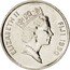 Fiji 5 Cents Lali 1990 (o) KM# 51a ELIZABETH II FIJI 1990 RDM coin obverse