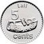 Fiji 5 Cents Lali. Nuqa Roro 2012 KM# 332 LALI 5 CENTS coin reverse