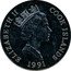 Cook Islands 5 Dollars Endangered World Wildlife. Lion 1991 KM# 226 ELIZABETH II COOK ISLANDS 1991 coin obverse