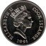 Cook Islands 5 Dollars Alpine Ibex 1991 KM# 223 ELIZABETH II COOK ISLANDS RDM 1991 coin obverse