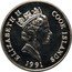 Cook Islands 5 Dollars Endangered World Wildlife. Kangaroo 1991 KM# 228 ELIZABETH II COOK ISLANDS RDM 1991 coin obverse