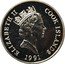Cook Islands 5 Dollars Cougar and cub 1991 KM# 222 ELIZABETH II COOK ISLANDS RDM 1991 coin obverse