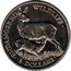 Cook Islands 5 Dollars White-tailed Deer 1991 KM# 220 ENDANGERED WILDLIFE 5 DOLLARS coin reverse