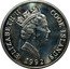 Cook Islands 5 Dollars Butterfly 1992 KM# 232 ELIZABETH II COOK ISLANDS RDM 1992 coin obverse