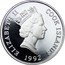 Cook Islands 5 Dollars Protect Our World 1992 Proof KM# 137 ELIZABETH II COOK ISLANDS 1992 coin obverse