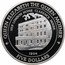 Fiji Five Dollars Queen Mother's London House 1994 Proof KM# 69 QUEEN ELIZABETH THE QUEEN MOTHER HER LONDON HOME CLARENCE HOUSE 1994 FIVE DOLLARS coin reverse