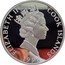 Cook Islands 5 Dollars Penguin family 1996 Proof KM# 304 ELIZABETH II COOK ISLANDS RDM 1996 coin obverse