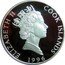 Cook Islands 5 Dollars Yellowstone National Park 1996 Proof KM# 281 ELIZABETH II COOK ISLANDS 1996 RDM coin obverse