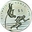 Cook Islands 5 Dollars Olympics 1996 Proof KM# 370 $5 OLYMPIC GAMES 1996 coin reverse