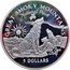 Cook Islands 5 Dollars Great Smoky Mountains National Park 1996 Proof KM# 368 GREAT SMOKY MOUNTAINS NATIONAL PARK RED WOLF 5 DOLLARS coin reverse