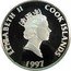 Cook Islands 5 Dollars Great Leaders of the Millennium 1997 KM# 882 ELIZABETH II COOK ISLANDS 1997 coin obverse
