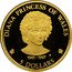 Cook Islands 5 Dollars Elizabeth II Princess Diana 1997 Proof KM# 312 DIANA PRINCESS OF WALES P 1961-1997 5 DOLLARS coin reverse