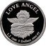 Cook Islands 5 Dollars Elizabeth II Love Angel 1997 Proof KM# 457 LOVE ANGEL 1.2 GMS 5 DOLLARS .9995 PT coin reverse