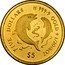 Cook Islands Five Dollars Dolphins 1998 Proof KM# 1089 FIVE DOLLARS 999 9 GOLD 1/20TH OZ $5 coin reverse