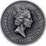 Cook Islands 5 Dollars SS Sophia Jane 1999 Antiqued finish KM# 444 ELIZABETH II COOK ISLANDS RDM 1999 coin obverse