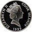 Cook Islands 5 Dollars Kakerori Bird 1999 Proof KM# 378 ELIZABETH II COOK ISLANDS 1999 RDM coin obverse