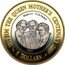 Cook Islands 5 Dollars Queen mother's centenary 2000 Proof KM# 375 1900 HM THE QUEEN MOTHER'S CENTENARY 2000 FAMILY PORTRAIT 1980 5 DOLLARS coin reverse