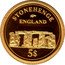 Fiji 5 Dollars Stonehedge 2006 Proof KM# 266 STONEHENGE ENGLAND 5$ coin reverse