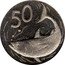 Cook Islands 50 Cents Elizabeth II 2nd portrait 1973 KM# 6.1 50 JB FM coin reverse