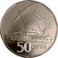 Fiji 50 Cents Takia 1976 Proof KM# 36a 50 CENTS coin reverse