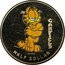 Cook Islands Half Dollar Garfield 1999 Proof KM# 338 G A R F I E L D PAWS HALF DOLLAR coin reverse