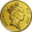 Fiji 50 Dollars XXVI Summer Olympic Games in Atlanta 1996 KM# 72 ELIZABETH II FIJI 1996 coin obverse