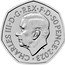 UK 50 Pence (The Snowman and James - Coloured) CHARLES III DEI GRATIA REX F D 50 PENCE 2023 coin obverse
