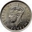 Fiji Sixpence George VI. Sea Turtle 1942 S KM# 11a GEORGE VI KING EMPEROR coin obverse