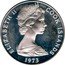 Cook Islands Seven and a Half Dollars 200th Anniversary of the discovery of the Hervey islands 1973 KM# 10 ELIZABETH II COOK ISLANDS 1973 coin obverse