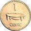 Fiji Cent Tanoa 1987 KM# 49 1 CENT coin reverse