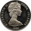 Cook Islands Dollar Wedding of Prince Charles and Lady Diana 1981 FM (M) KM# 7b ELIZABETH II COOK ISLANDS 1981 coin obverse