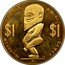 Cook Islands Dollar 16th Forum 2nd P.I.C. And Mini Games 1985 Proof KM# 30b JB 16 TH FORUM 2 ND P.I.C. & MINI GAMES $1$1 coin reverse