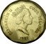 Cook Islands Dollar Elizabeth II 3rd portrait 1987 KM# 37 ELIZABETH II COOK ISLANDS RDM 1987 coin obverse