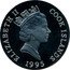 Cook Islands Dollar Queen Mother and daughters Elizabeth & Margaret 1995 Proof KM# 266 ELIZABETH II COOK ISLANDS RDM 1995 coin obverse