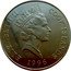 Cook Islands Dollar Butterfly and Thistle 1996 KM# 351 ELIZABETH II COOK ISLANDS 1996 RDM coin obverse