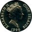 Cook Islands Dollar Peregrine Falcon 1996 KM# 348 ELIZABETH II COOK ISLANDS 1996 RDM coin obverse