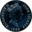 Cook Islands 1 Dollar Alpine Ibex on mountain 1996 KM# 387 ELIZABETH II COOK ISLANDS RDM 1996 coin obverse