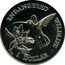 Cook Islands Dollar Bee hummingbird 1996 KM# 350 ENDANGERED WILDLIFE 1 DOLLAR coin reverse