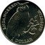 Cook Islands Dollar Eagle owl 1996 KM# 354 ENDANGERED WILDLIFE 1 DOLLAR coin reverse