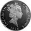 Cook Islands Dollar African bush elephant 1996 Proof KM# 311 ELIZABETH II COOK ISLANDS RDM 1996 coin obverse