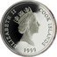 Cook Islands Dollar Lemonpeel angelfish 1999 Proof KM# 361 ELIZABETH II COOK ISLANDS RDM 1999 coin obverse