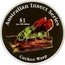 Cook Islands Dollar Cucko Wasp 2000 Proof KM# 1101 AUSTRALIAN INSECT SERIES $1 1OZ .999 SILVER CUCKO WASP coin reverse