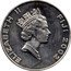 Fiji Dollar 50th Anniversary of the Accession of Queen Elizabeth II 2002 KM# 255 ELIZABETH II FIJI 2002 coin obverse