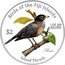 Fiji Two Dollars Island Thrush 2008 Prooflike KM# 117 ELIZABETH II TWO DOLLARS FIJI 2007 coin obverse
