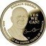 Fiji One Dollar Barack Obama 2009 KM# 124 BARACK OBAMA YES WE CAN! 44TH PRESIDENT OF THE UNITED STATES OF AMERICA coin reverse