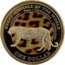 Fiji One Dollar Leopard 2009 KM# 142a GREAT ANIMALS OF THE WORLD LEOPARD БАРС LEOPARDO LUIPAARD ONE DOLLAR coin reverse